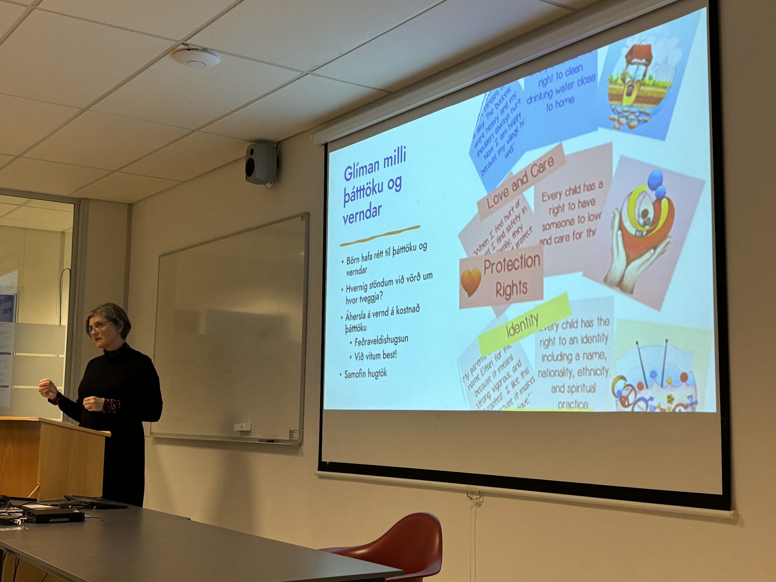 Hervör Alma kynnir á málstofu